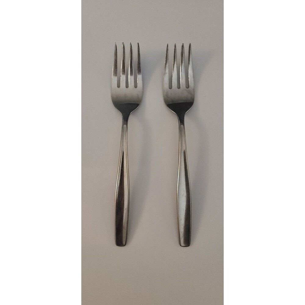 Set of 2 Rogers Cutlery Co. Creation Stainless Steel Salad Forks 6 1/4" Replace